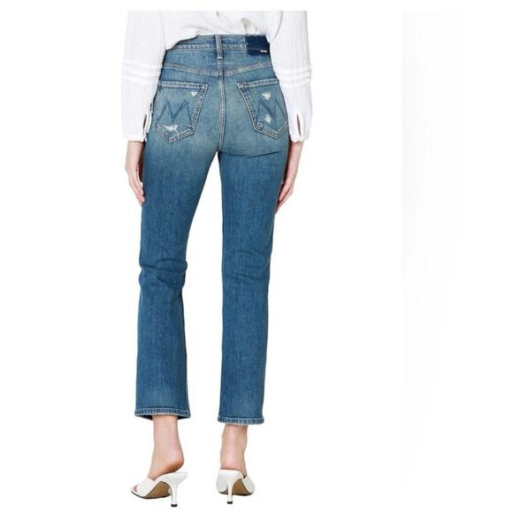 MOTHER Superior Jeans Womens Sz 26 Rider Ankle Far Beyond The Sky Casual Pants - Picture 3 of 12